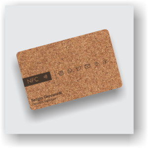 Tarjeta Corcho Grabado Laser