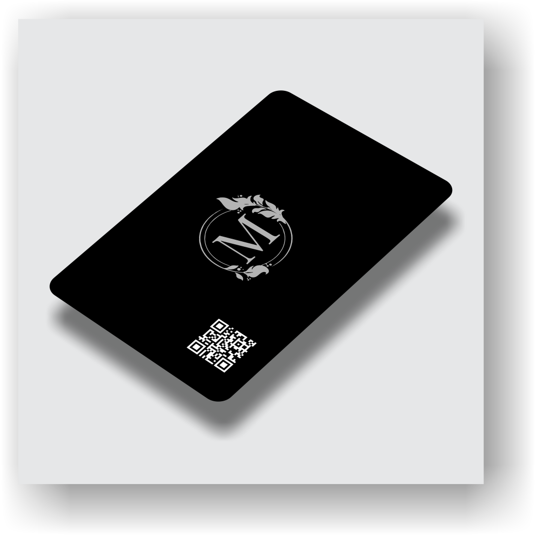 Tarjeta Metalica NFC Negra