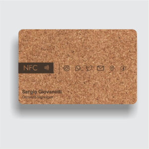 tarjeta nfc corcho