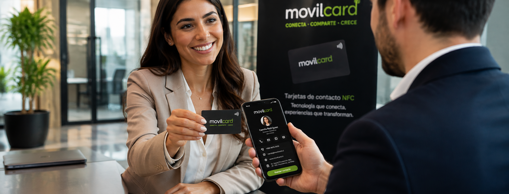 Uso tarjeta NFC de contacto