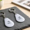 Llavero PVC NFC de contacto 002