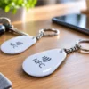 Llavero PVC NFC de contacto 003