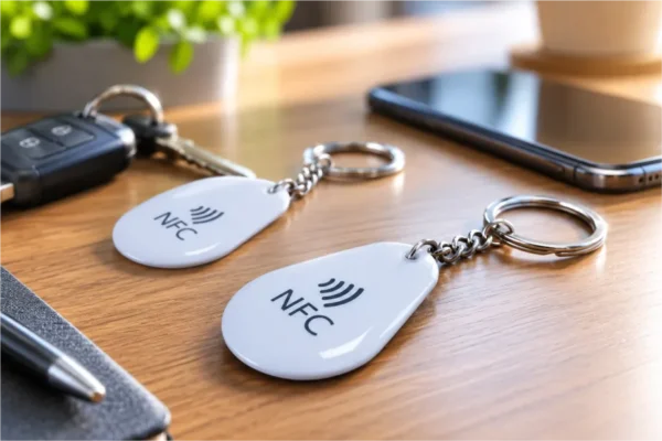 Llavero PVC NFC de contacto 003