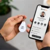 Llavero PVC NFC de contacto 004