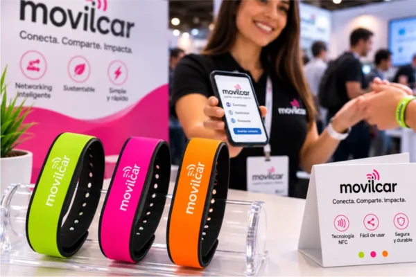 promotora pulsera NFC 001